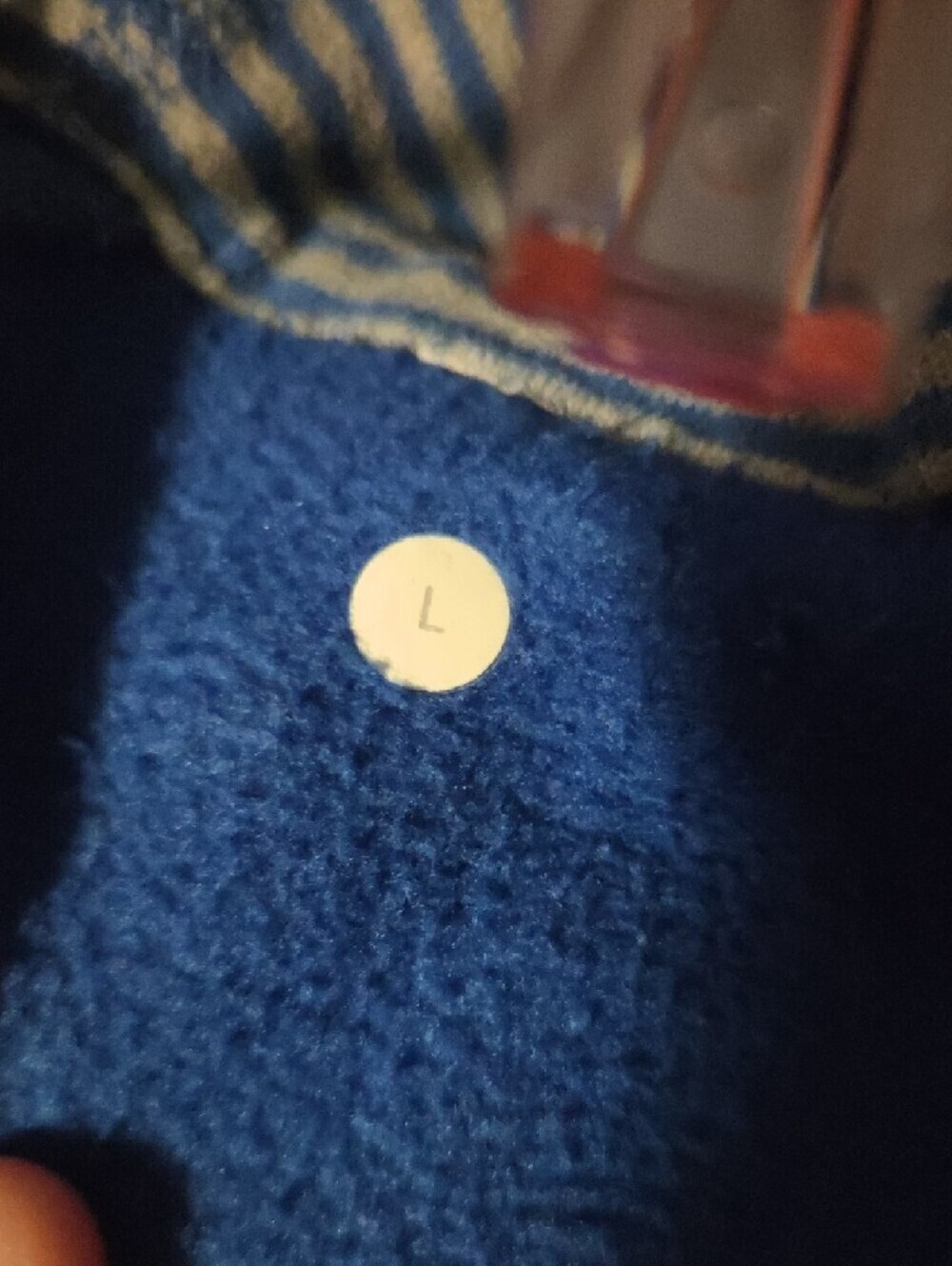 Lululemon Women's Blue Striped Zip-Front Hoodie Sweater - Picture 6 of 6